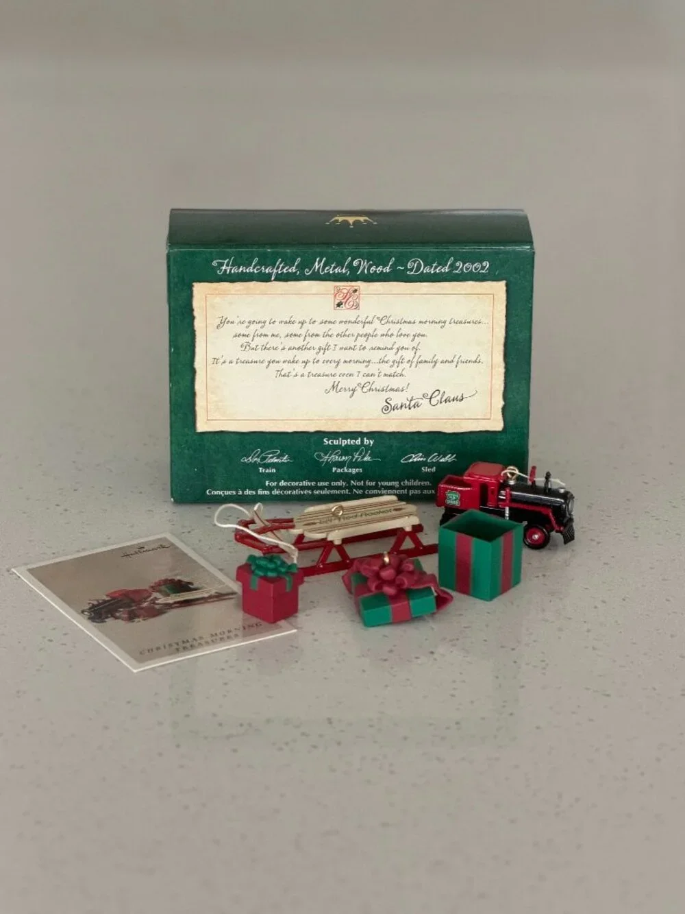 Hallmark Ornament Christmas Morning Treasures